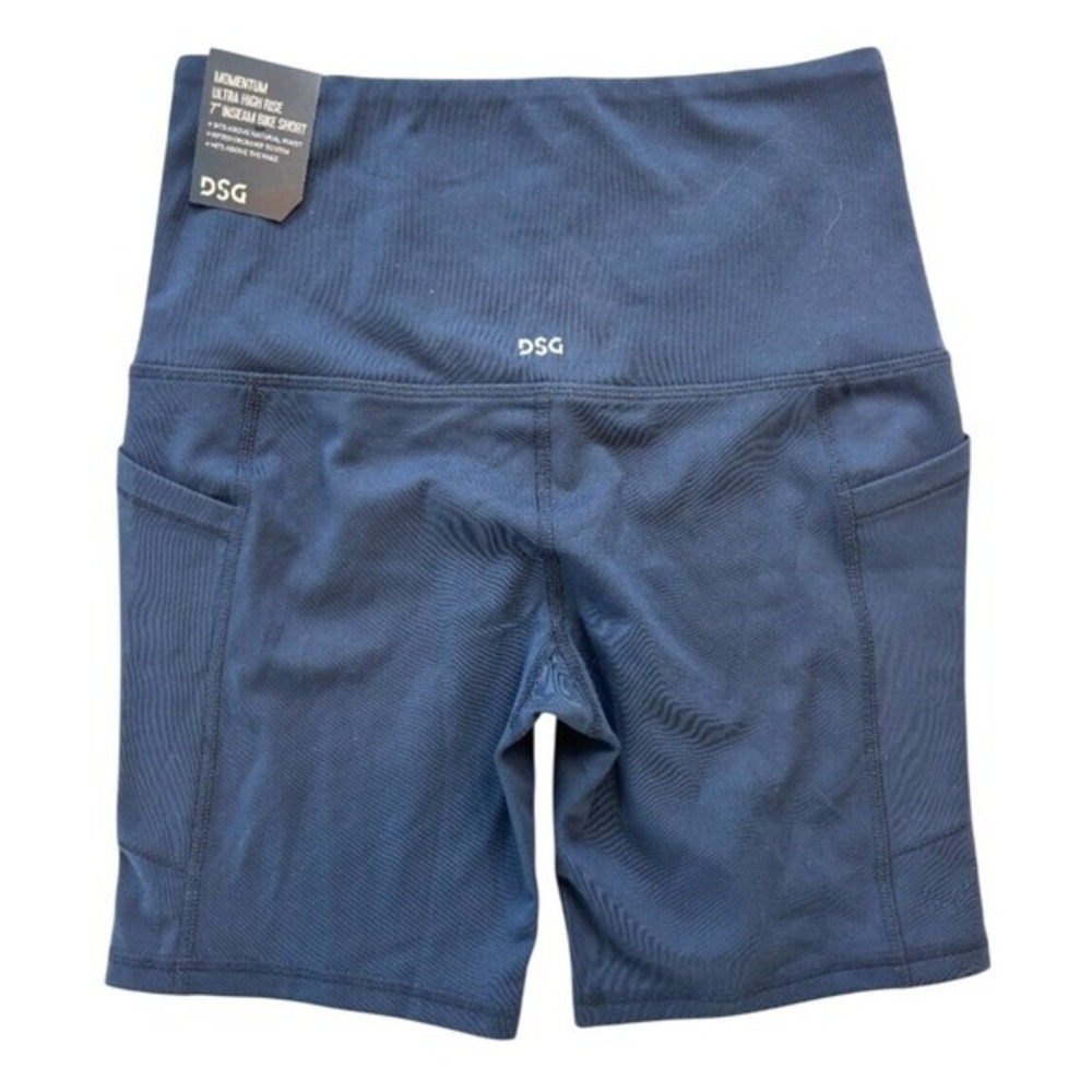 NEW DSG Momentum Ultra High Rise 7 Bike Shorts Navy Blue Small - Picture 3 of 8